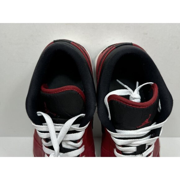 Air Jordan 1 Low Reverse Bred Men’s Size 11 553558-605 Shoes Black Red - Picture 9 of 9